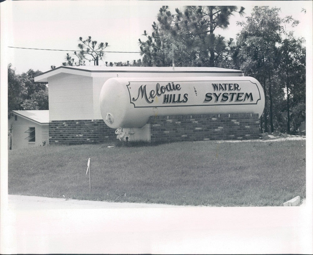 1966 Pasco County, Florida Melodie Hills Subdivision Press Photo - Historic Images