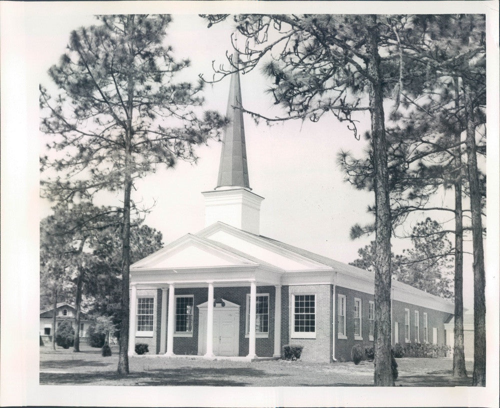 Undated Gainesville, Florida Sunland Training Center Chapel Press Photo - Historic Images