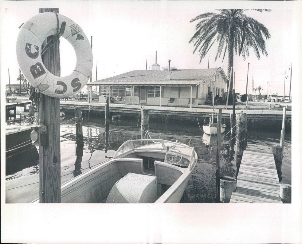 1965 St Petersburg, Florida Sunshine City Boat Club Press Photo - Historic Images