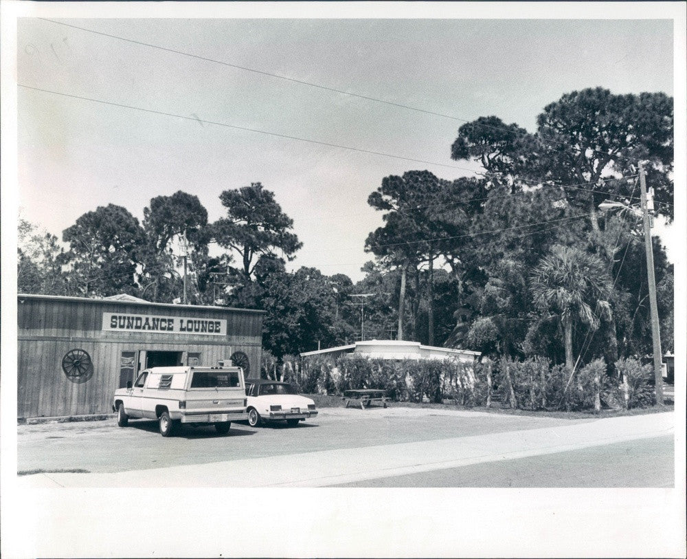 1982 St Petersburg, Florida Sundance Lounge Press Photo - Historic Images