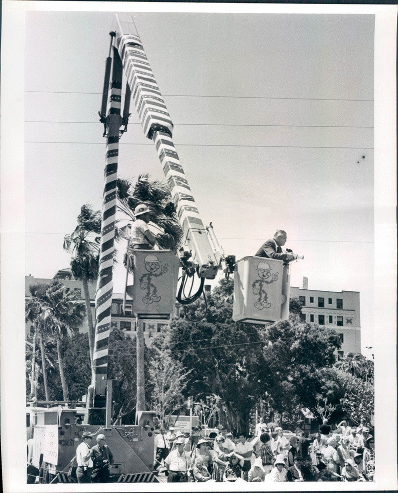 1966 St Petersburg, Florida Times Photographer Johnnie Evans Press Photo - Historic Images