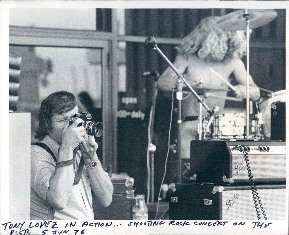 1976 St Petersburg, Florida Times Photographer Tony Lopez Press Photo - Historic Images