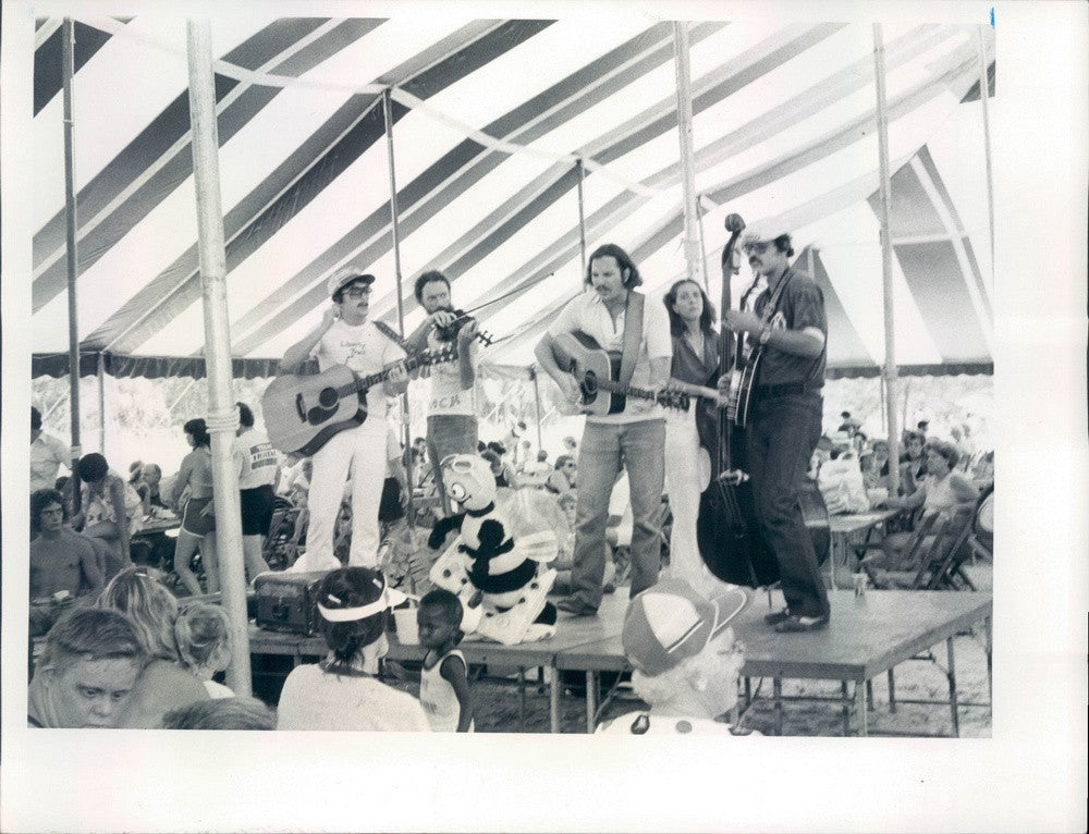 1979 Musicians Whiskey Before Breakfast at St Petersburg, FL Times Press Photo - Historic Images