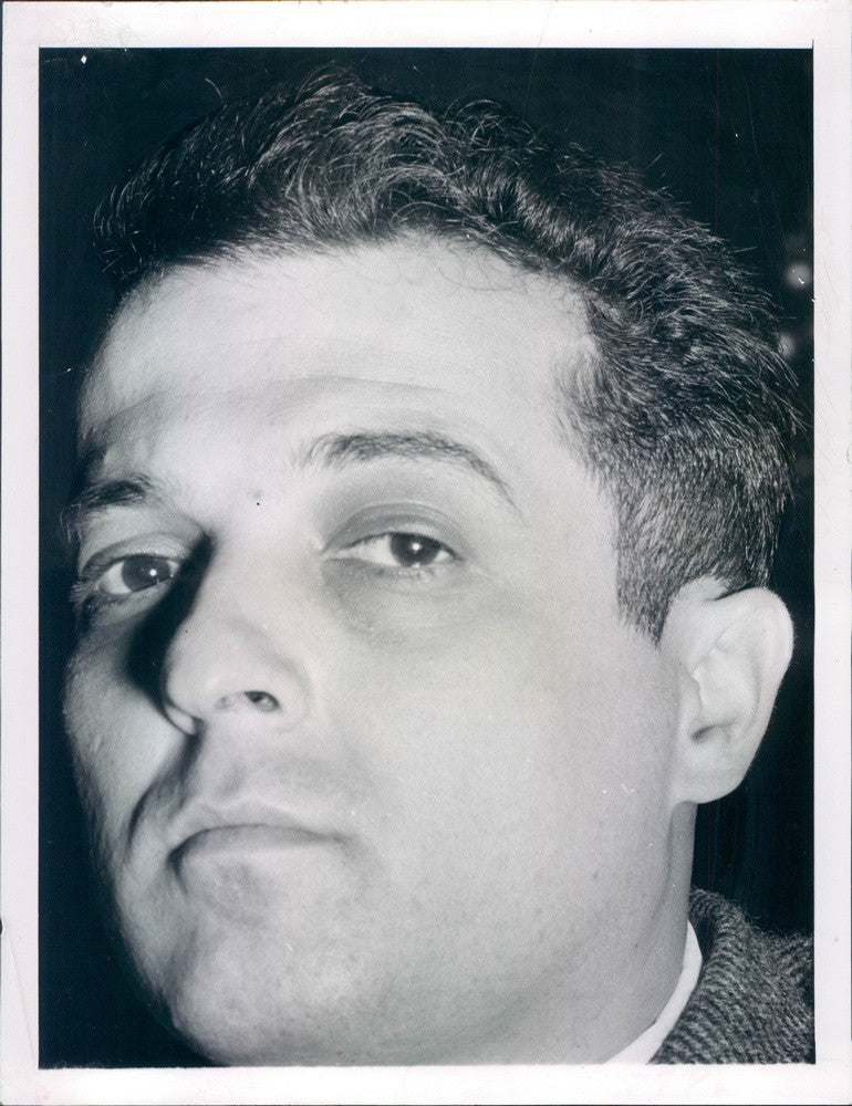 1955 FBI Undercover Agent &amp; Communist Party Member Harvey Matusow Press Photo - Historic Images