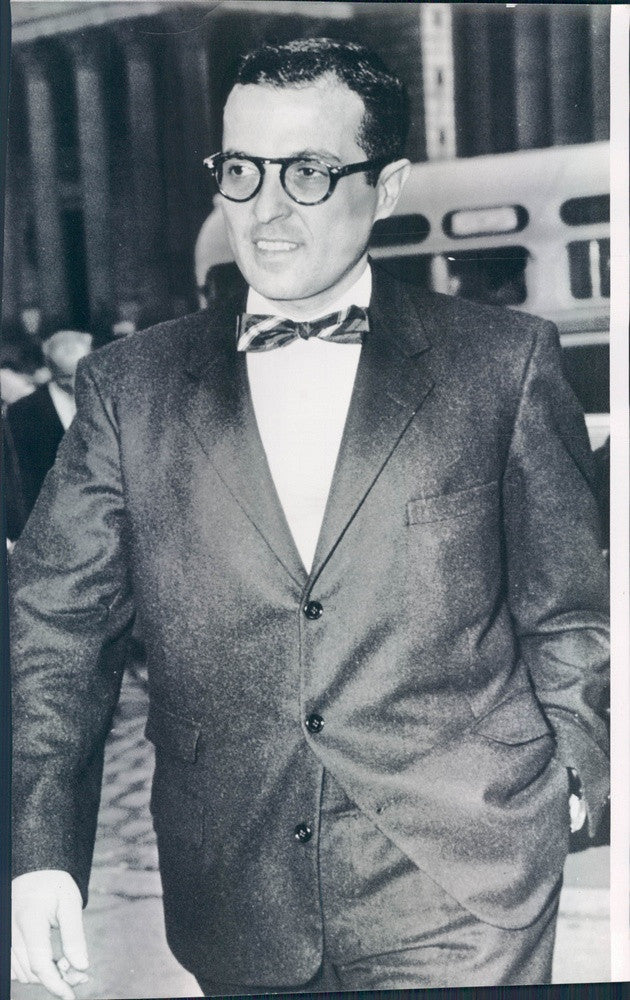 1956 FBI Undercover Agent & Communist Party Member Harvey Matusow Press Photo - Historic Images