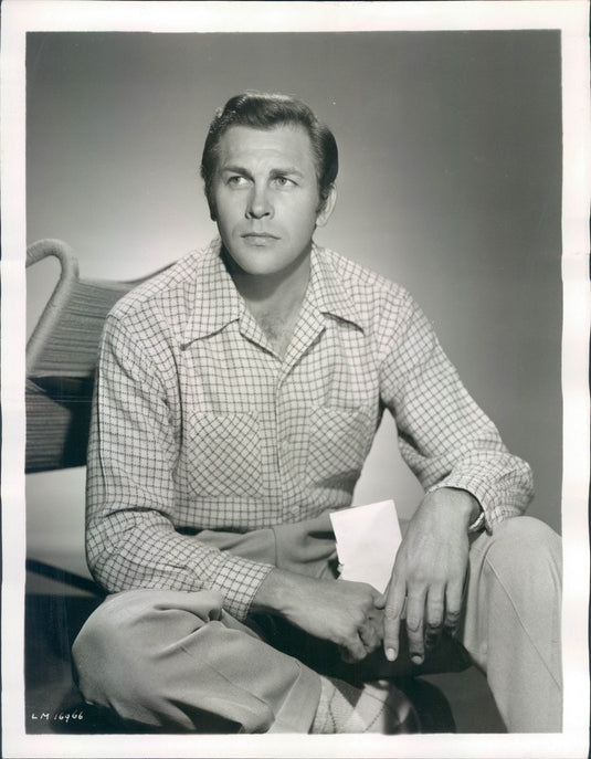 1951 Hollywood Actor & Singer Howard Keel, Star of TV Show Dallas Press Photo - Historic Images