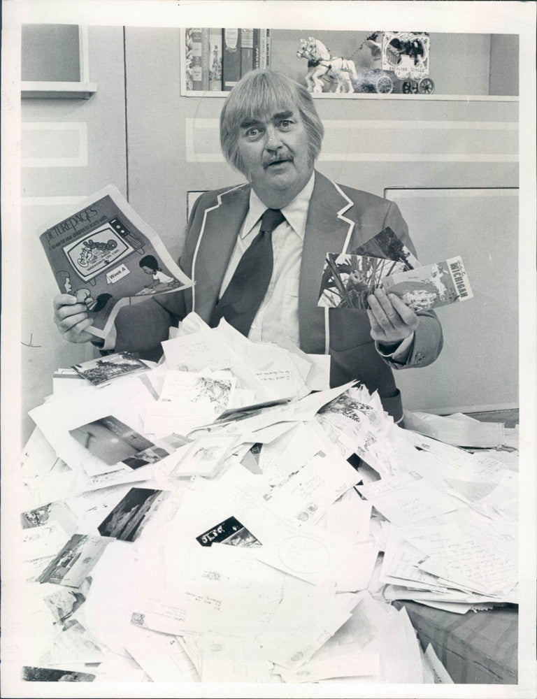 1980 Actor Bob Keeshan as Captain Kangaroo, Children&#39;s TV Show Host Press Photo - Historic Images