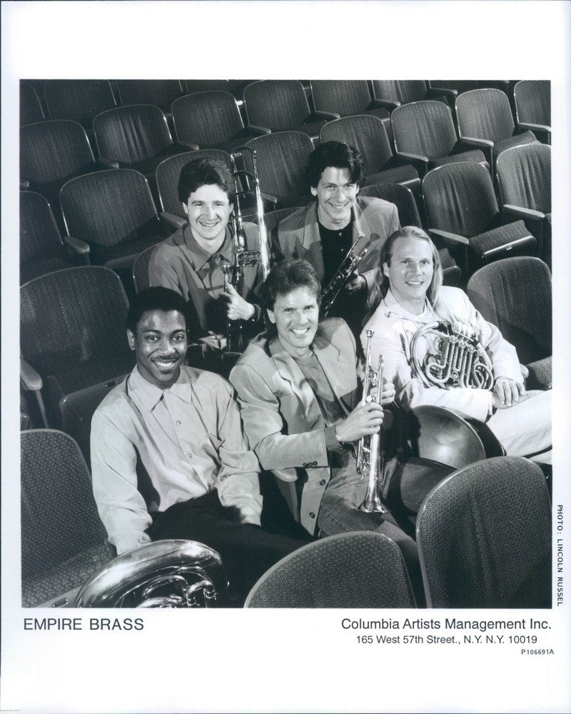 1995 Brass Quintet the Empire Brass Press Photo - Historic Images