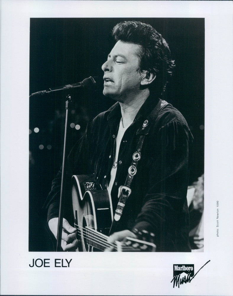 1993 Honky-Tonk/Texas Country Singer/Songwriter/Guitarist Joe Ely Press Photo - Historic Images