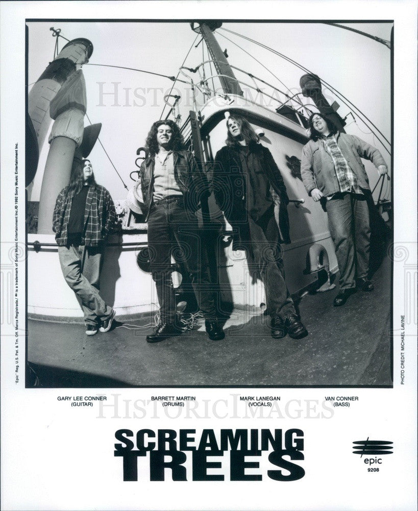 1993 American Rock Band the Screaming Trees Press Photo - Historic Images