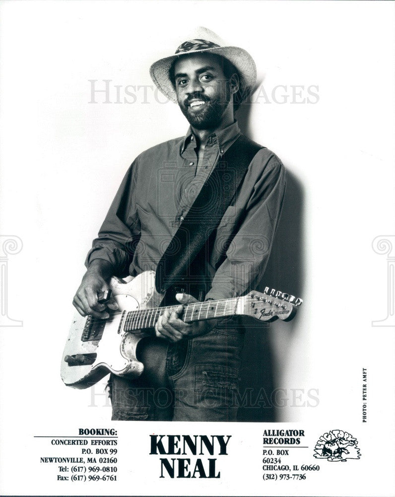 1993 American Blues Musician Kenny Neal Press Photo - Historic Images