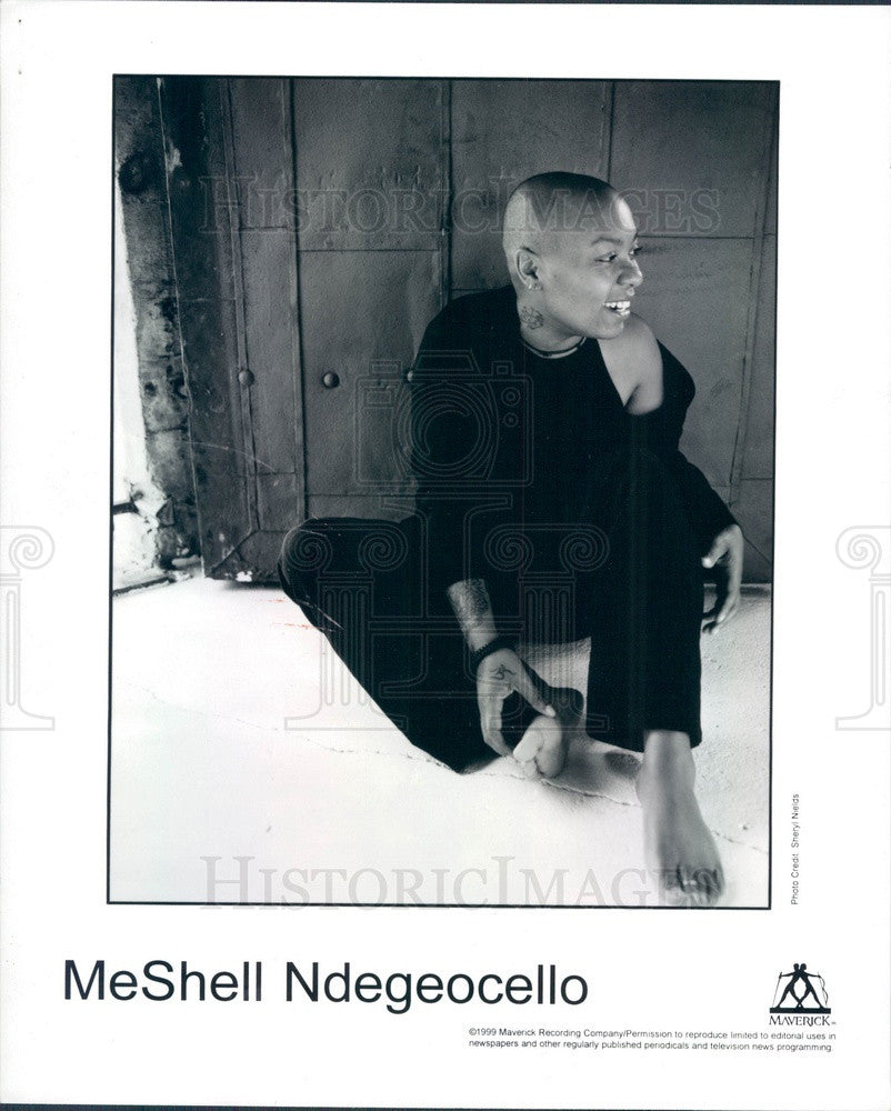 1999 American Musician MeShell Ndegeocello Press Photo - Historic Images