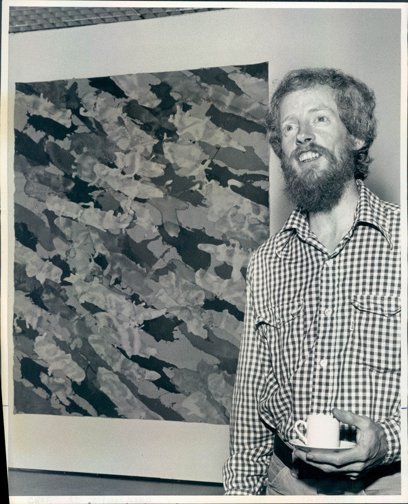 1975 Denver, Colorado Artist Jeremy Hillhouse Press Photo - Historic Images