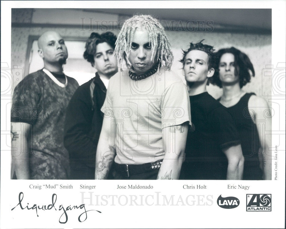 2001 Rock Band Liquid Gang Press Photo - Historic Images