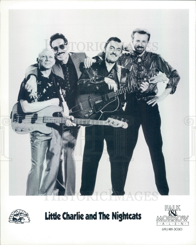 1993 American Blues/Jazz Band Little Charlie & The Nightcats Press Photo - Historic Images