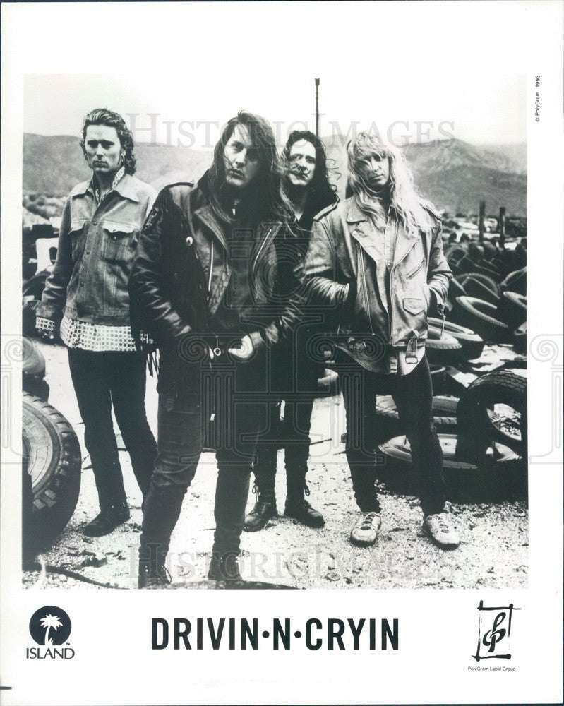 1993 American Rock Band Drivin N Cryin Press Photo - Historic Images