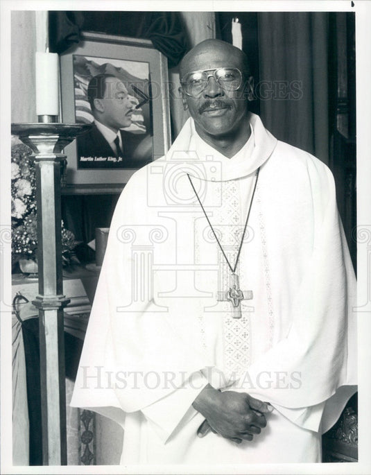 1987 American Hollywood Actor Louis Gossett Press Photo - Historic Images