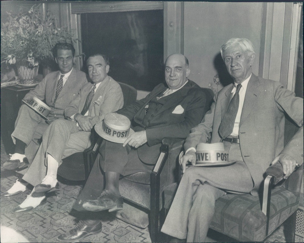 1933 Colorado Supreme Court Justice Benjamin Hilliard, George Shaw Press Photo - Historic Images