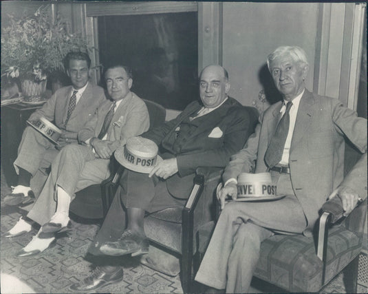 1933 Colorado Supreme Court Justice Benjamin Hilliard, George Shaw Press Photo - Historic Images
