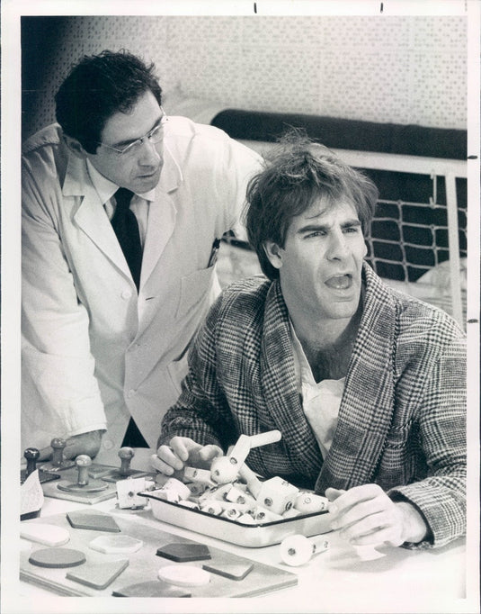 1991 Actors Scott Bakula & David Proval in Quantum Leap Press Photo - Historic Images