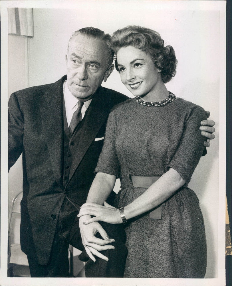 1959 Actors William Demarest &amp; Jeanne Bal Press Photo - Historic Images
