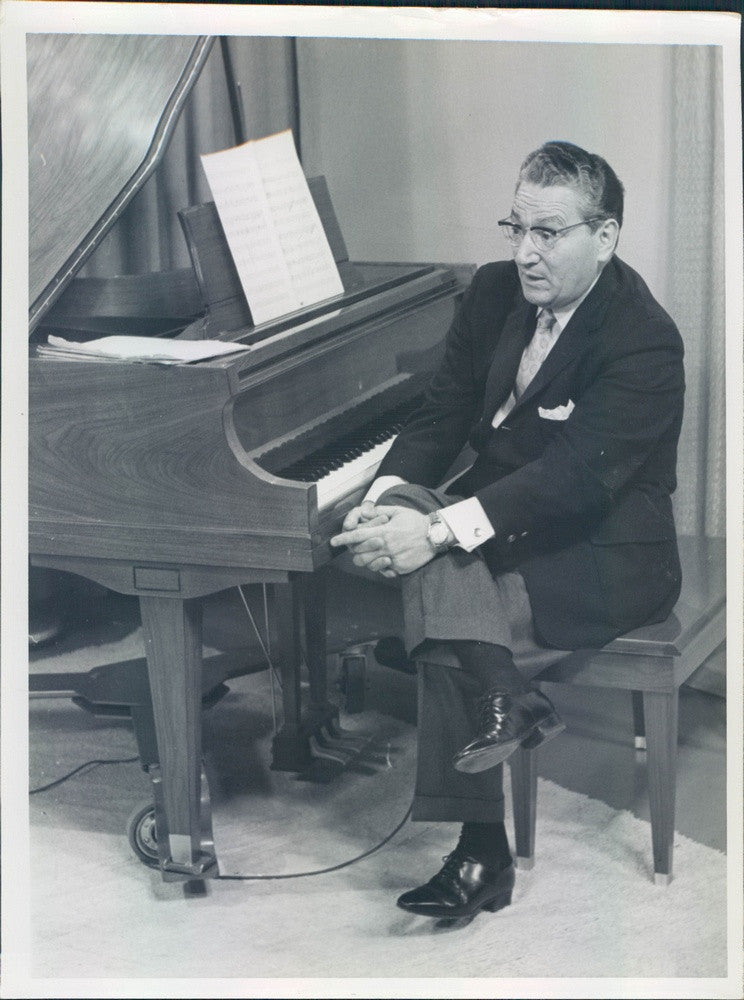 1964 CBS Music Dir Alfredo Antonini, Tampa Philharmonic Conductor Press Photo - Historic Images