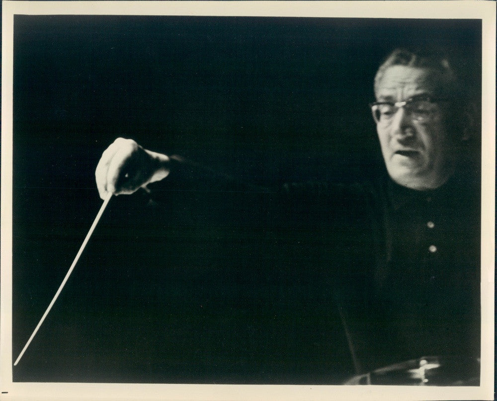 1964 CBS Music Dir Alfredo Antonini, Tampa Philharmonic Conductor Press Photo - Historic Images