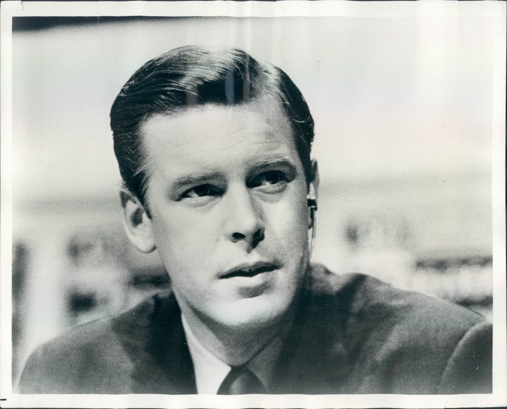 1968 Journalist &amp; News Anchor Peter Jennings Press Photo - Historic Images