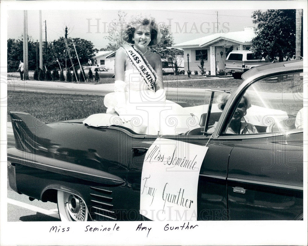 1986 Miss Seminole, Florida Amy Gunther Press Photo - Historic Images