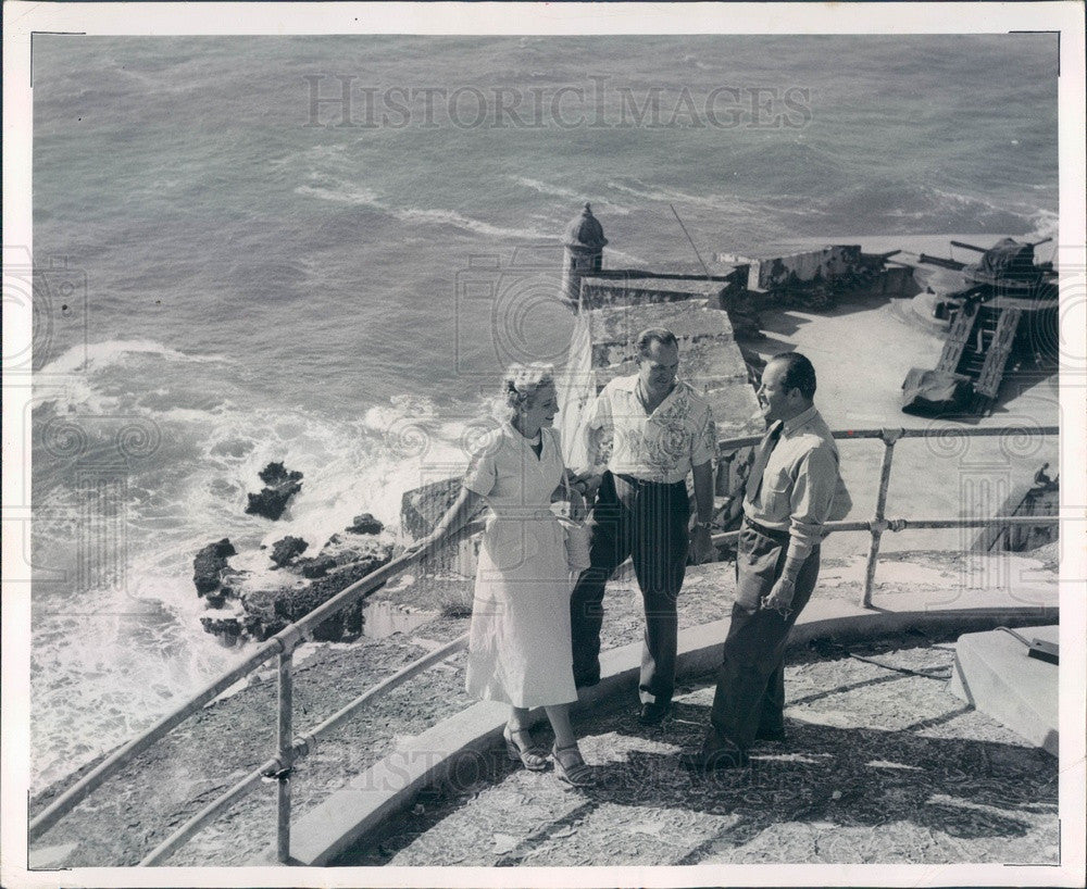 1955 San Juan, Puerto Rico Ancient El Morro Fortress Press Photo - Historic Images