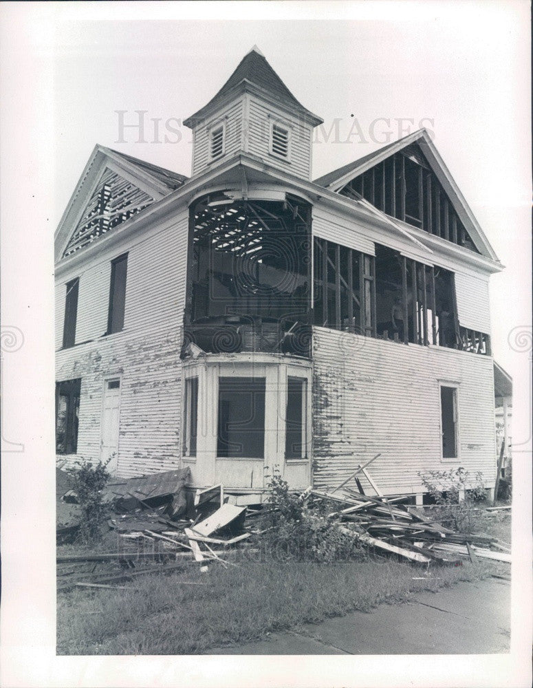 1968 Punta Gorda, Florida Historic House Demolished, Harvey St Press Photo - Historic Images