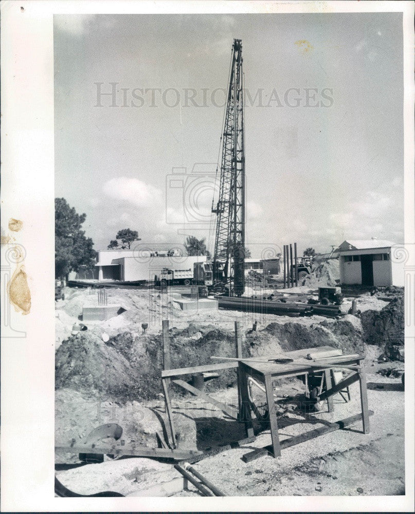 1973 Punta Gorda, Florida Medical Center Addition Construction Press Photo - Historic Images