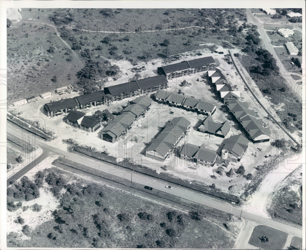 1972 St Petersburg, Florida Ramsgate Apartments Aerial View Press Photo - Historic Images