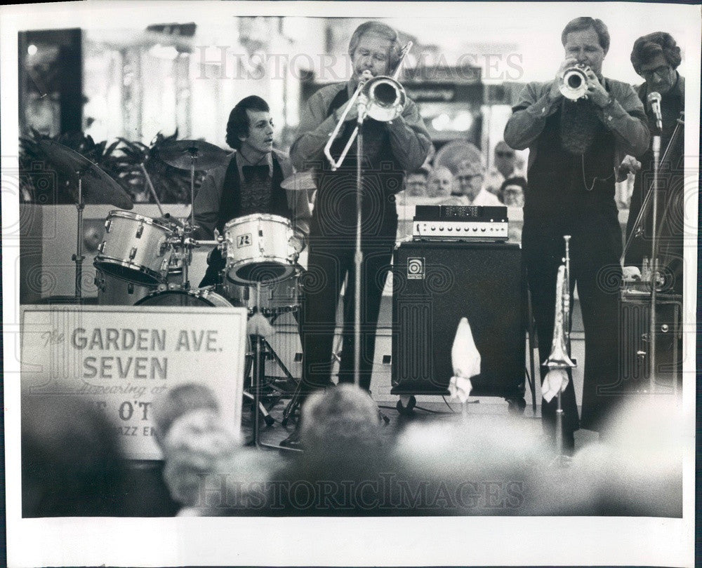 1979 Florida, Garden Avenue Seven Dixieland Show Band Press Photo - Historic Images