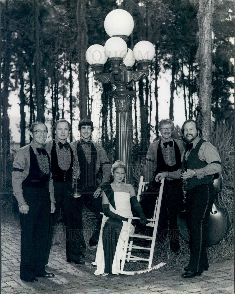 1983 Florida, Garden Avenue Seven Dixieland Show Band Press Photo - Historic Images