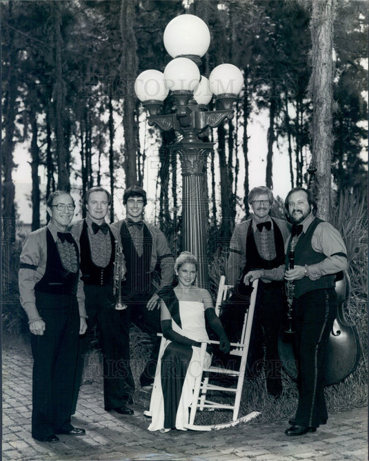 1983 Florida, Garden Avenue Seven Dixieland Show Band Press Photo - Historic Images