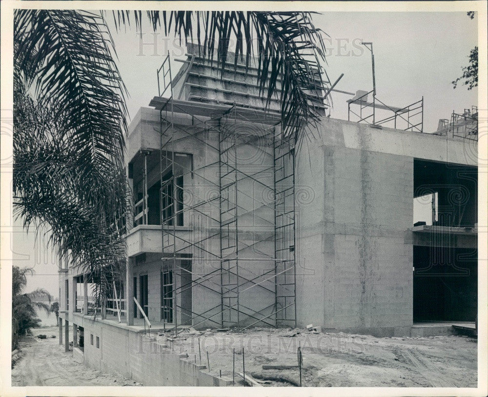 1976 Clearwater, Florida Medical Arts Building Construction Press Photo - Historic Images