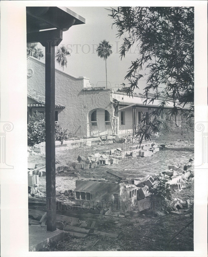 1966 Gulfport, FL Stetson University College of Law Construction Press Photo - Historic Images