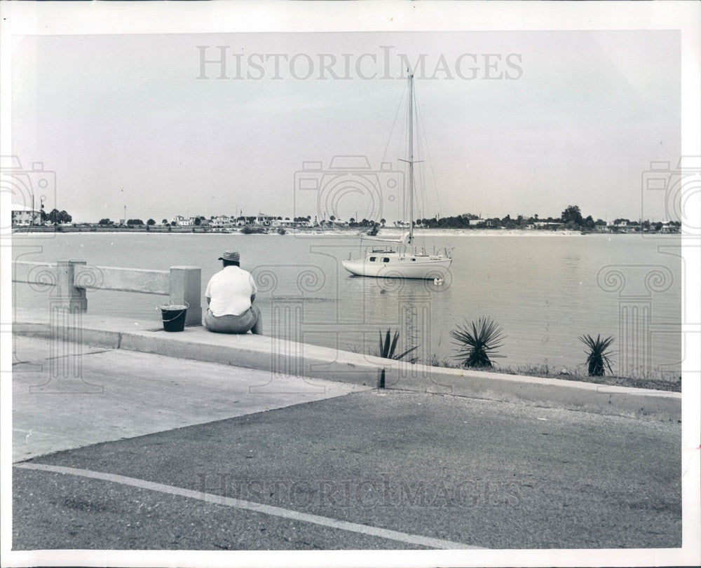 1965 St Petersburg Beach, Florida Boca Ciega Isle Press Photo - Historic Images