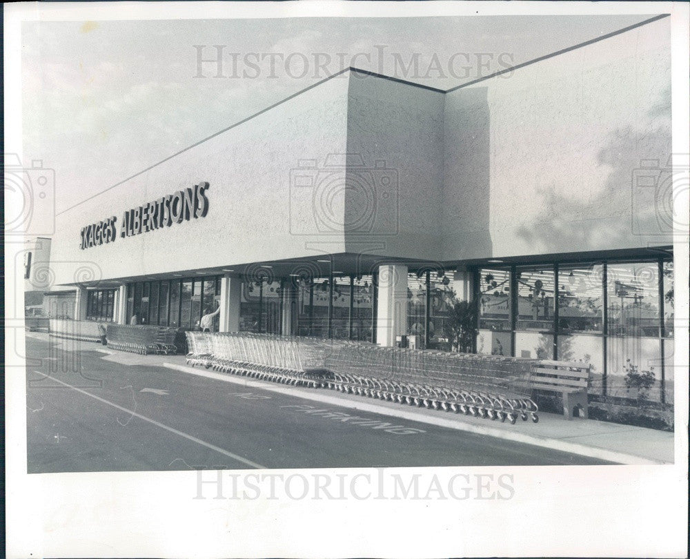 1975 St Petersburg, Florida Skaggs Albertsons Store, 4th &amp; 38th Press Photo - Historic Images