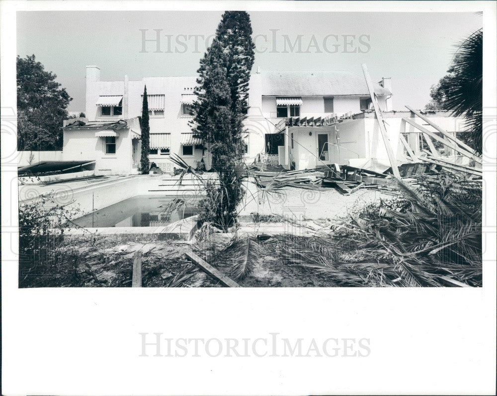1989 St Petersburg, Florida Albemarle Hotel Demolition Press Photo - Historic Images