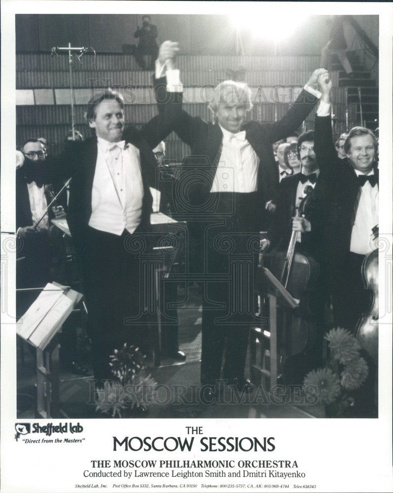 1987 The Moscow Philharmonic Orchestra Conductor Dmitri Kitayenko Press Photo - Historic Images