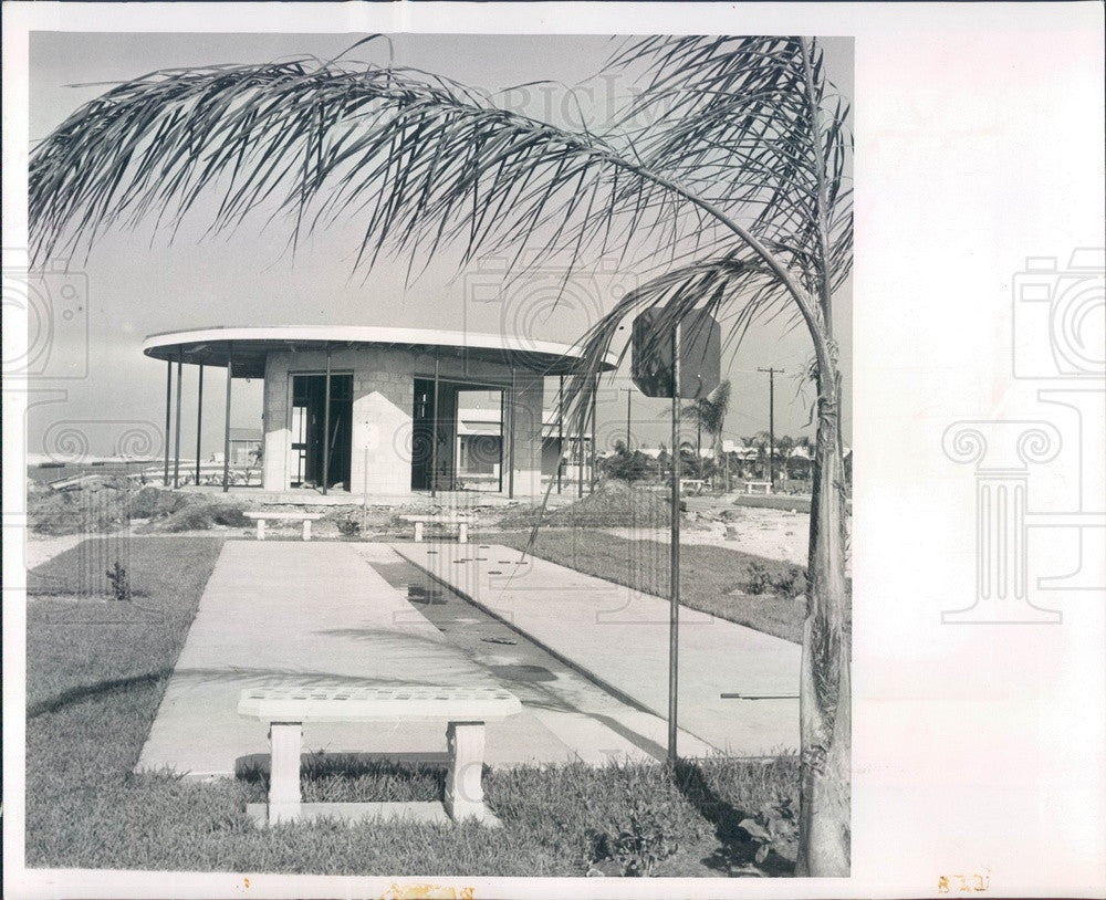 1960 Flor-A-Mar, Florida Community Center Press Photo - Historic Images