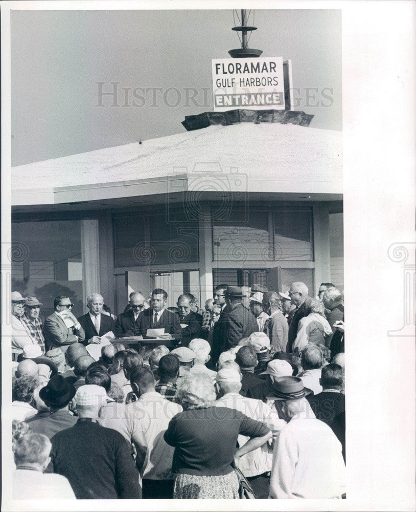 1965 Flor-A-Mar, Florida Auction, City For Sale, Atty. Norman Bie Press Photo - Historic Images