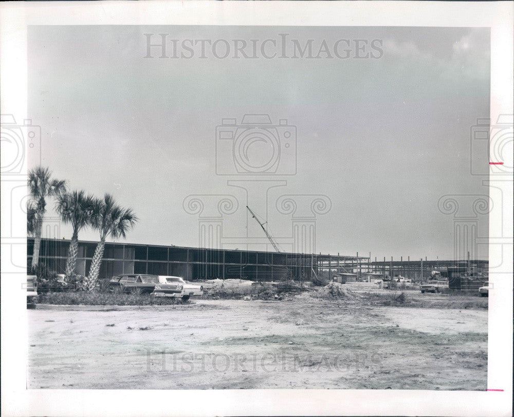 1965 Flor-A-Mar, Florida Southgate Plaza Construction Press Photo - Historic Images
