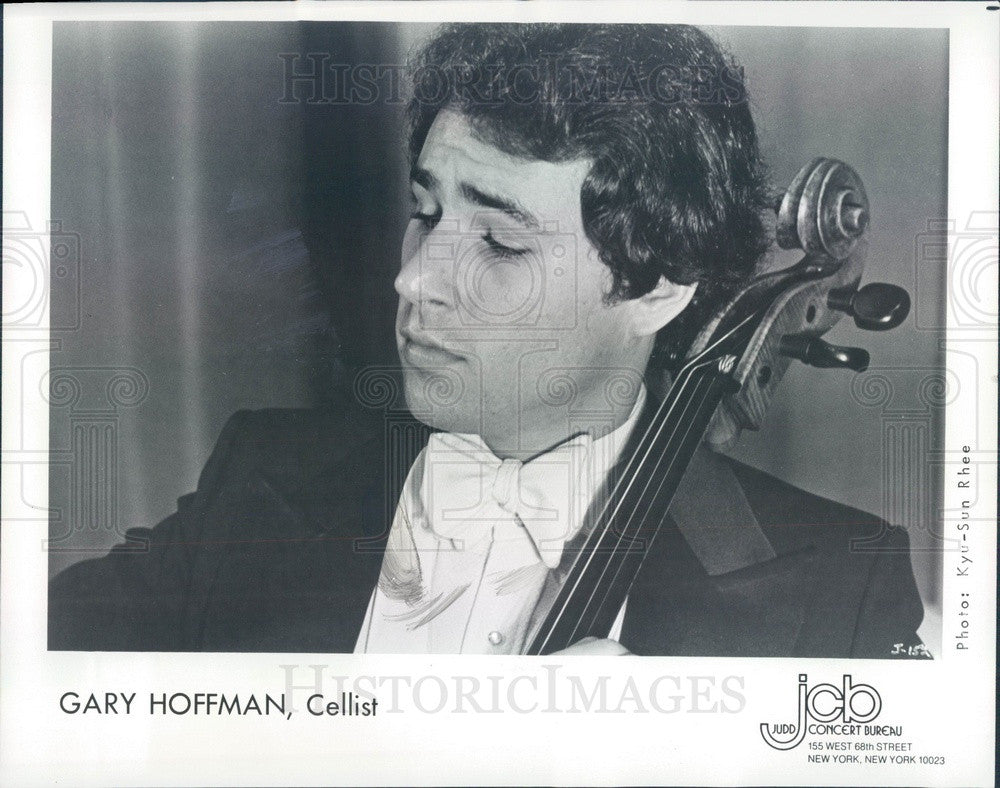 1982 Cellist Gary Hoffman Press Photo - Historic Images