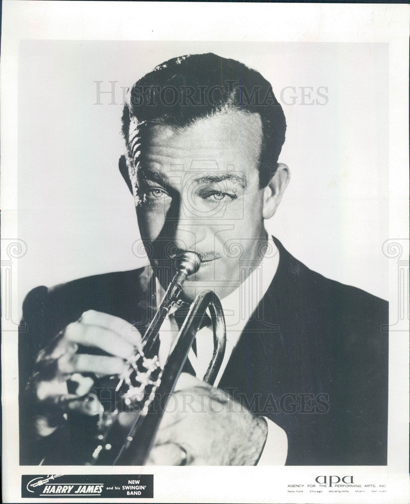 1965 Trumpeter Harry James Press Photo - Historic Images