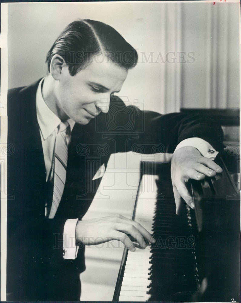 1960 Pianist Byron Janis Press Photo - Historic Images