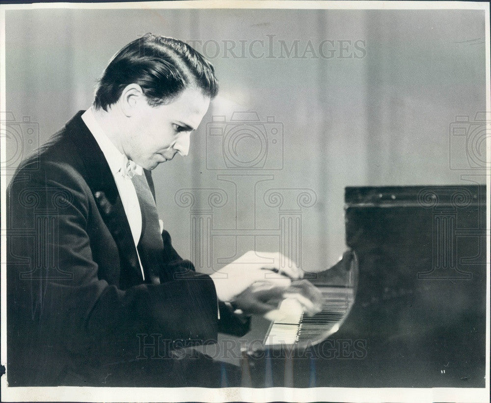 1964 Pianist Byron Janis Press Photo - Historic Images