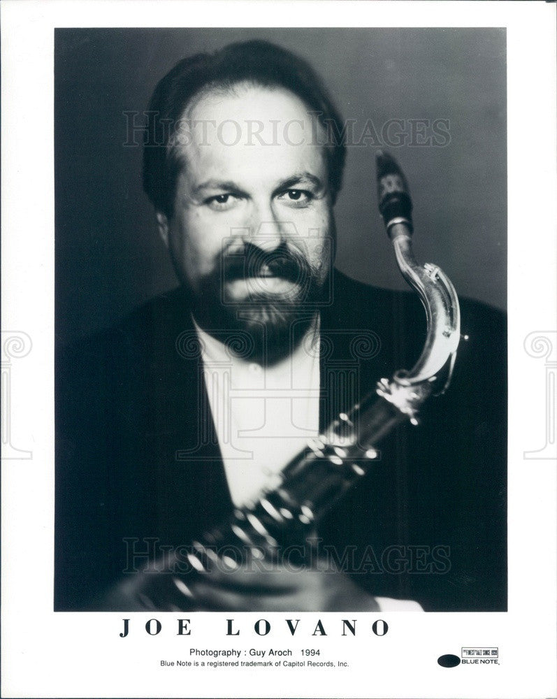 1995 Jazz Saxophonist Joe Lovano Press Photo - Historic Images